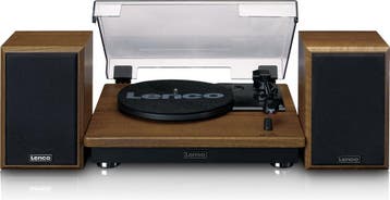 Lenco Platenspeler met Bluetooth - Twee externe Speakers - A, Verzenden, Nieuw