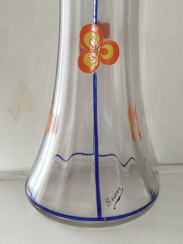 Manufacture de Sèvres France - carafe émaillée signée - -