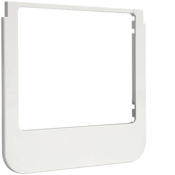 Hager Berker Design Frame - Rounded - Polar White Shiny -, Verzenden