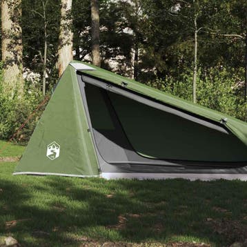 vidaXL Tunneltent 1-persoons waterdicht groen, Caravans en Kamperen, Verzenden, Nieuw