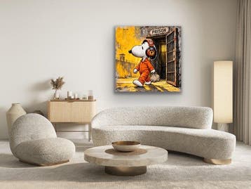 ERIC BRUMETTE - DJ SNOOPY SAVED MY LIFE 76 - Toile L -
