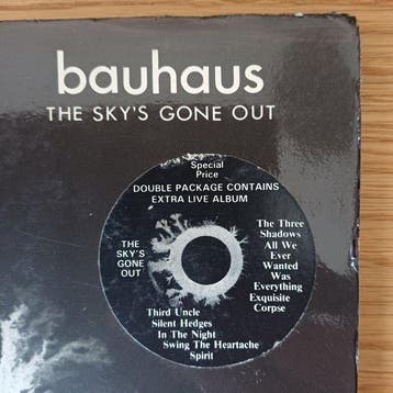 Bauhaus - The Sky’s Gone Out — First UK Press + Limited, Nieuw in verpakking