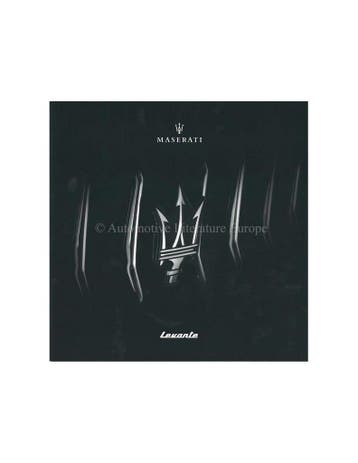 2019 MASERATI LEVANTE BROCHURE ENGELS, Nieuw