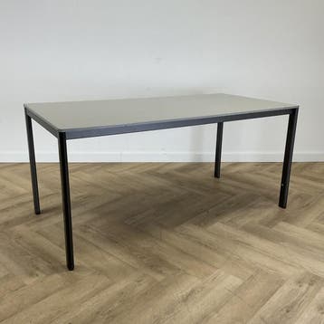 Ahrend kantinetafel 160x80 cm, grijs - antraciet, Bureau