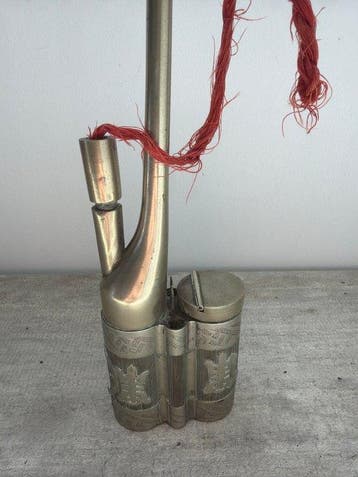 Sans prix de réserve - Pipe - metal, Collections, Articles de fumeurs, Briquets & Boîtes d'allumettes