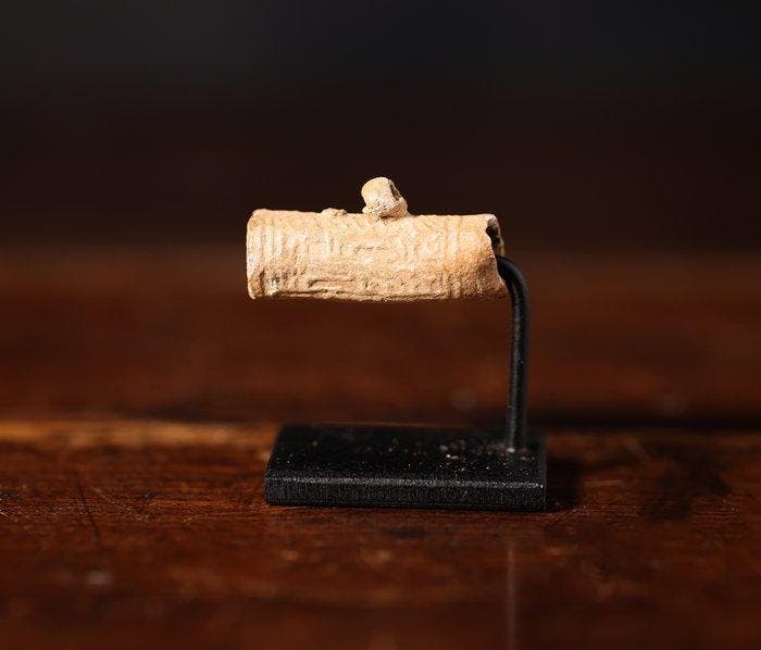Islamitisch loodgegraveerde amulet - 2 cm, Collections, Minéraux & Fossiles