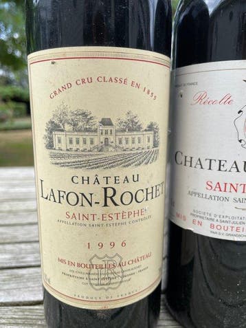 1994 Château Lalande 2005 Baron Philippe de Serres 1996, Nieuw