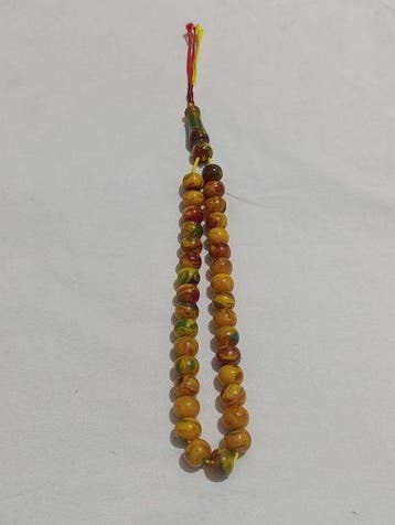 Chapelet - Ambre - 1970-1980 - Chapelet de perles de prière