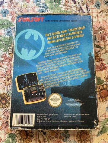 Sunsoft - Nes - Batman The Video Game - Videogame - In