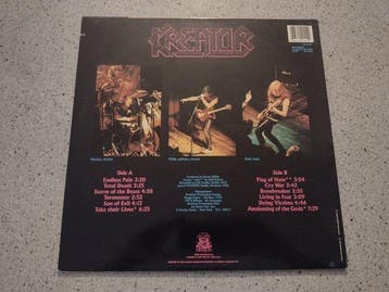Kreator - Endless pain - Disque vinyle - Réédition - 1989