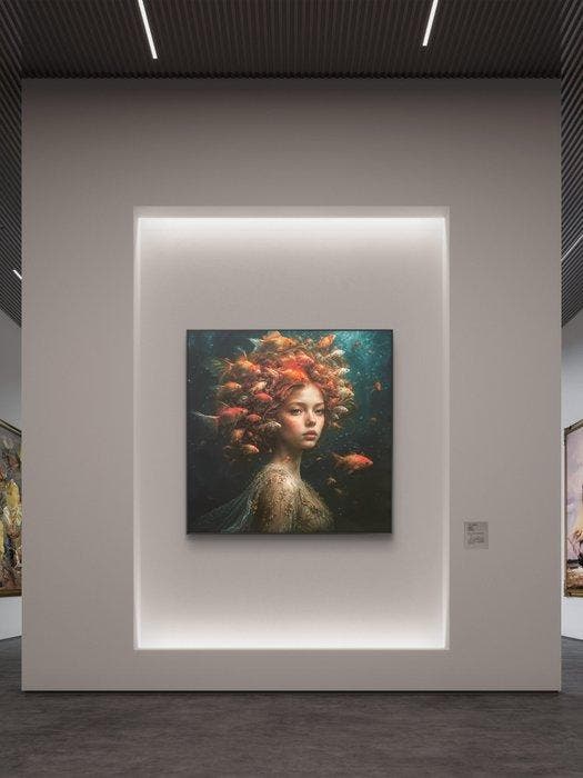 Nicole Lubbers - Empress Of Tdes XL, Antiek en Kunst, Kunst | Schilderijen | Modern