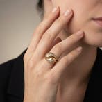 Bague Bague serpent en diamant de l’époque Édouardienne, or