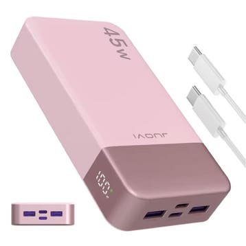 Powerbank 45W - 20.000mAh - 4 Oplaadpoorten - Externe Accu, Verzenden