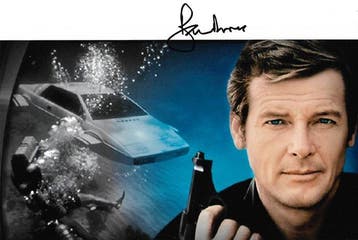 Roger Moore - Autographed Photo The Spy Who Loved Me James