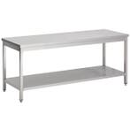 Werktafel | RVS | Bodemschap | Diepte 600 | Hoogte 900 |, Verzenden, Nieuw in verpakking