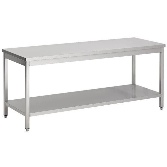 Werktafel | RVS | Bodemschap | Diepte 600 | Hoogte 900 |, Zakelijke goederen, Horeca | Keukenapparatuur, Nieuw in verpakking, Verzenden