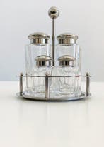 Alessi - Michael Graves - Oliekan - MG05 - Staal, Glas - Set