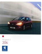 2007 PEUGEOT 206 BROCHURE NEDERLANDS, Livres