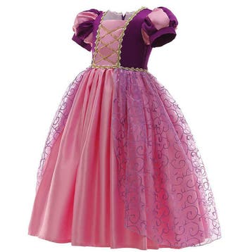 Prinsessenjurk - Rapunzel jurk - Kleedje, Verzenden