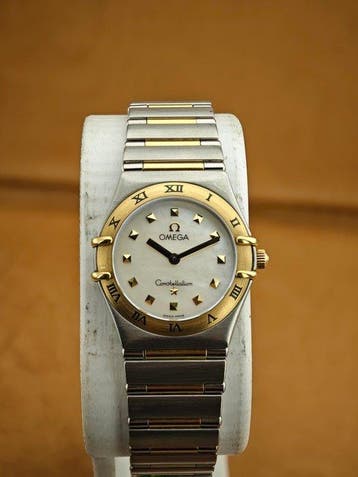 Omega - Constellation Quartz Mother of Pearl Dial Two-Tone