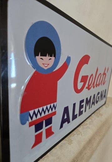 Gelati Alemagna - Alemagna ijsbord - Gelati Alemagna -, Antiek en Kunst