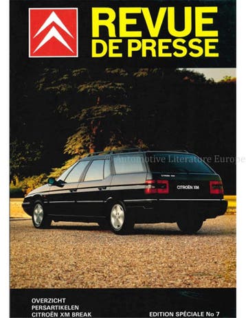 REVUE DE PRESSE, EDITION SPÉCIALE No 7 (OVERZICHT, Boeken, Nieuw