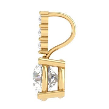 Hanger - 14 karaat Geel goud - 5.00ct. tw. Diamant