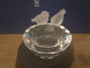 Swarovski - Beeldje - Bird Bath 010029 - Box + Certificate -