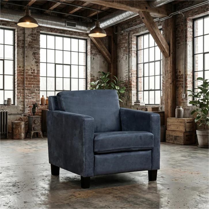 Leren fauteuil Smart, Huis en Inrichting, Fauteuils, 50 tot 75 cm, 75 tot 100 cm, Nieuw, Leer, Ophalen of Verzenden
