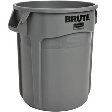 Afvalbak | BRUTE | Kunststof | Grijs | 37.9L | Open |, Verzenden