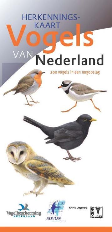 Herkenningskaart vogels van Nederland 9789050114035, Boeken, Verzenden, Zo goed als nieuw