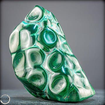 Natuurlijke vrije vorm van malachiet & chrysocolla – een
