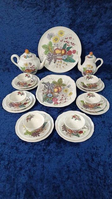 Spode - Koffie- en theeservies - Reynolds - Porselein, Antiek en Kunst