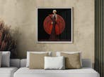 I_KONIQ - The red round campari vintage ADV Erte style, Huis en Inrichting, Nieuw
