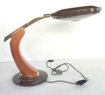 Fase - Tafellamp - Metaal, Glas - President Carey, Antiek en Kunst