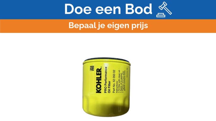 Bieden: Kohler oil filter yellow 76 mm -, Watersport en Boten, Bootonderdelen, Ophalen of Verzenden