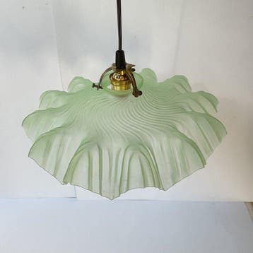 Lampe - Lampe suspendue Art Nouveau – France – vers, Antiek en Kunst