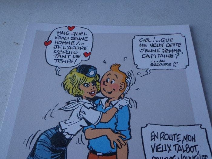 Tintin - Tintin et Natacha - 1 Ex Libris - Édition limitée, Livres, BD