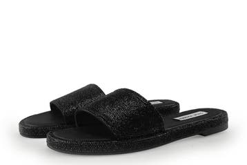 Steve Madden Muiltjes in maat 36 Zwart, Verzenden, Zwart, Steve Madden, Zo goed als nieuw