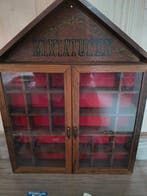 Kabinet (34) - Hout, Porselein - Uniek
