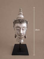 Boeddha hoofd op standaard - Beeld - Thailand (Zonder, Antiek en Kunst