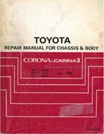 1988 TOYOTA CORONA & CARINA II CHASSIS EN CARROSSERIE