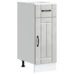 vidaXL Onderkast Lucca bewerkt hout betongrijs, Verzenden