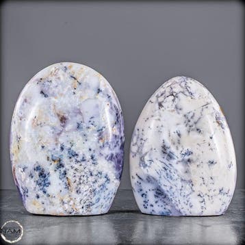 Lila Opal Set – twee buitengewone Vrije vormen met een
