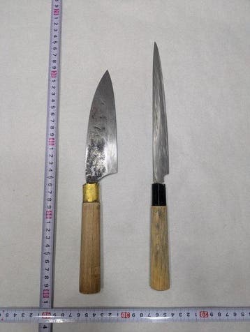 Keukenmes - Staal, Hout - Japan - Traditioneel