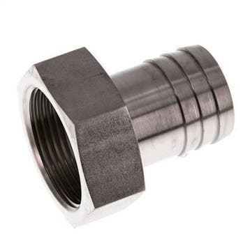 G 1 1/4 x 32mm RVS Slangpilaar 40 Bar, Verzenden, Nieuw