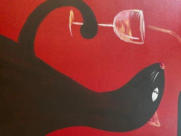 Tetiana Zaitseva - Acrylic Painting XL Wine Passion no 252