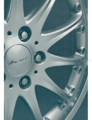 1999 ASCARI ECOSSE BROCHURE ENGELS, Ophalen of Verzenden, Nieuw