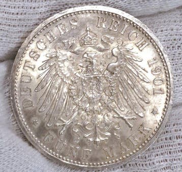 Duitsland. Set of 6 coins, various denominations, incl. 5