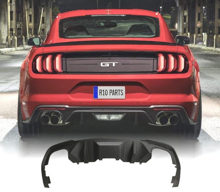 DIFFUSEUR ARRIÈRE FORD MUSTANG 18-22 LOOK GT DOUBLE SORTIE, Auto-onderdelen, Carrosserie, Verzenden